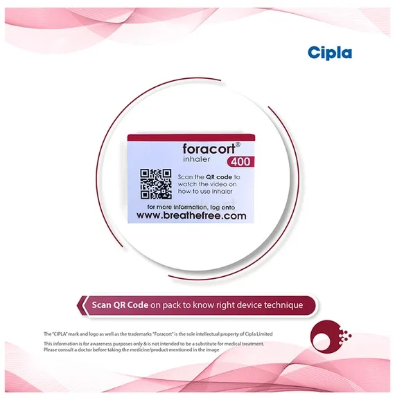 foracort 400mcg inhaler 120 md